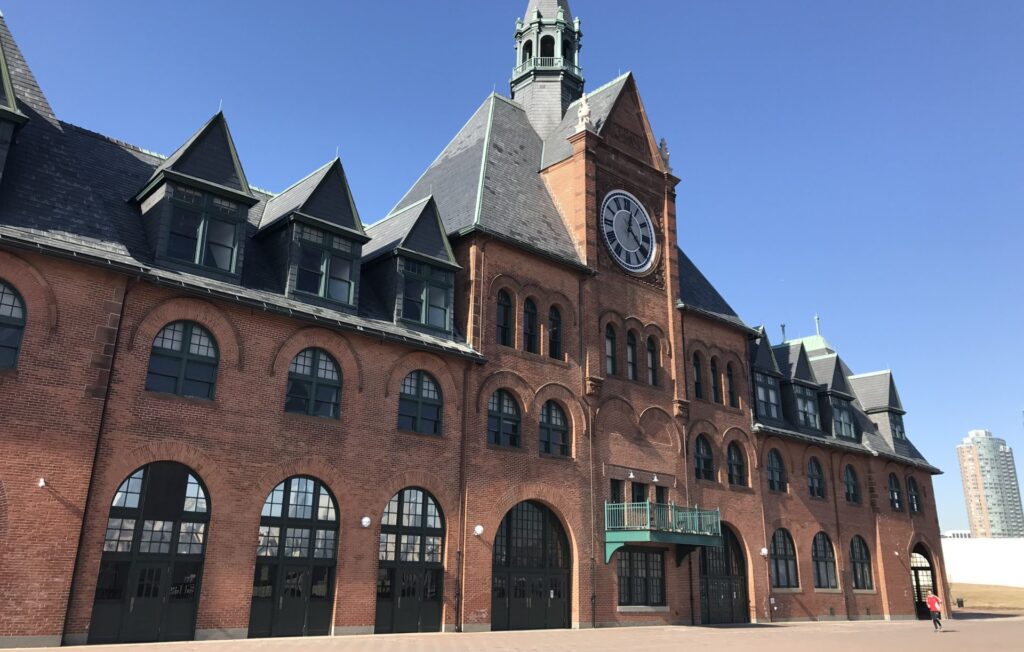 front facade of historic central rail road terminal